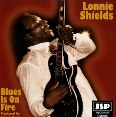 Blues Is On Fire — Lonnie Shields album cover