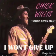 I Won't Give Up — Chick Willis album cover